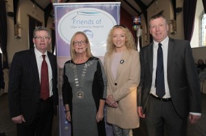 Cllr Hubert Keaney, Cllr Rosaleen O'Grady (Mayor of Sligo Municipal Council), Cllr Msrie Casserly and Aidan Doyle (Sligo Chamber of Commerce).