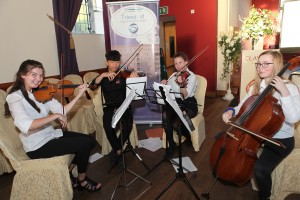 Eve Scanlon, Yujin Park, Grace Burke and Emily Roberts (Sligo Academy of Music) provided the entertainment for the evening.